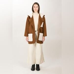 MSRP $385 | Kristinit Nutmeg Cuddly Coat – Size M | Wool Blend | SAME DAY SHIP